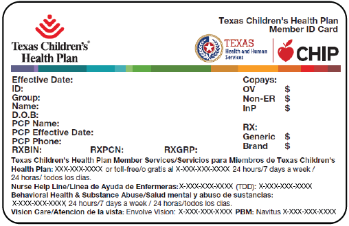Texas Children's Health Plan CHIP