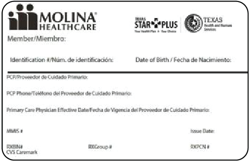 Molina Healthcare member ID