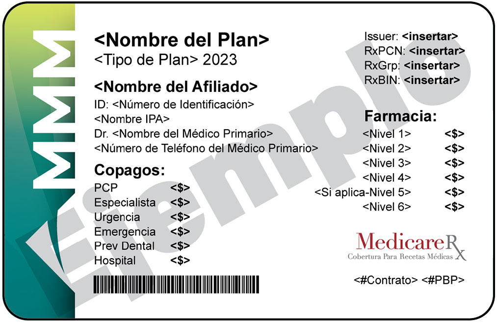 MMM sample member ID card